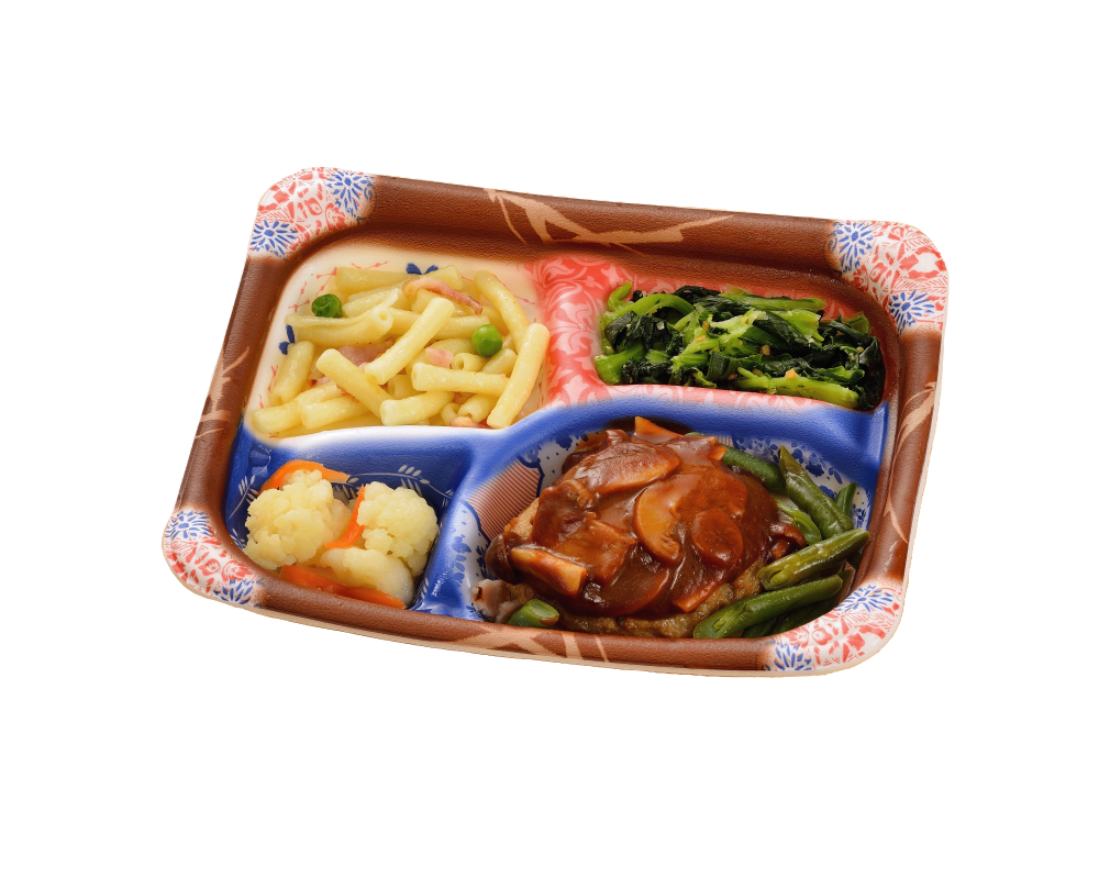 煮込みハンバーグセット